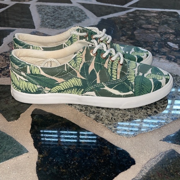 Womens bucketfeet Savusavu Rope Lace Fashion Sneakers, Green size 7 - Picture 5 of 8